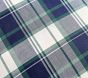 Reversible Plaid Organic Duvet Cover &amp; Shams