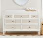 Pilar 7-Drawer Dresser &amp; Topper (56w x 19d&quot;)