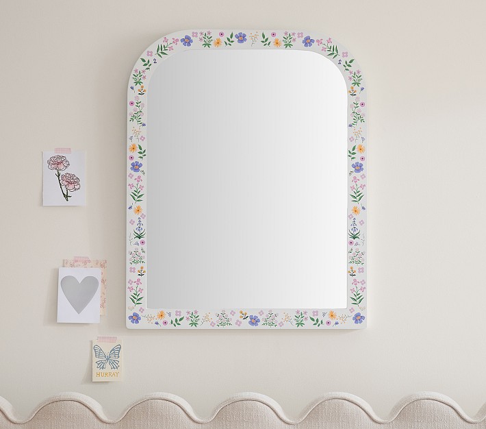 Rifle Paper Co. Floral-Printed Mirror (30&quot; x 24&quot;)