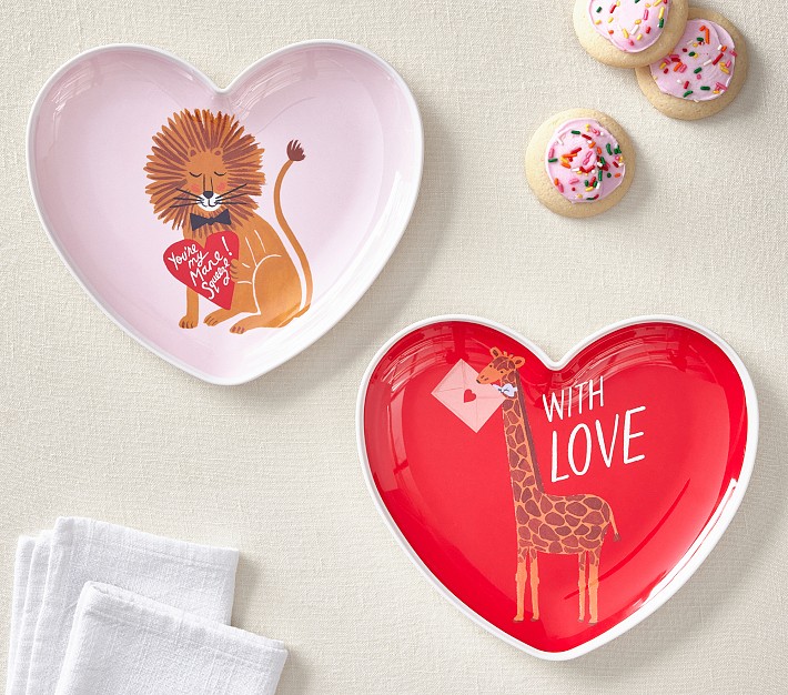 Rifle Paper Co. Valentine's Heart-Shaped Plate