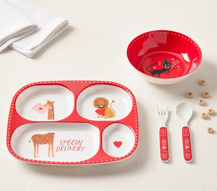 Rifle Paper Co. Valentine's Nursery Feeding Set