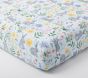 Rifle Paper Co. Bunny Floral Organic Crib Fitted Sheet