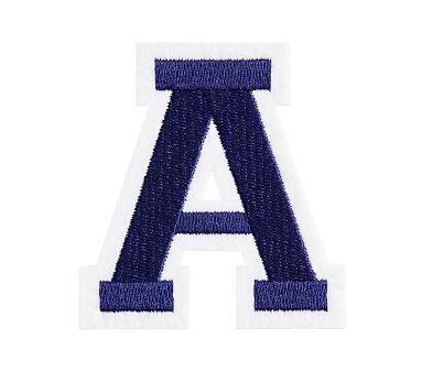 Varsity Letter Satin Patch: A