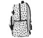 Mackenzie Black &amp; White Brushstroke Dot Backpacks