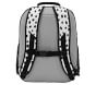 Mackenzie Black &amp; White Brushstroke Dot Backpacks