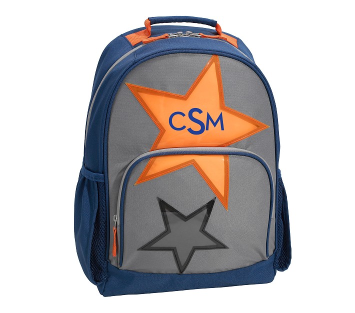 Mackenzie Blue Colourful Stars Backpacks