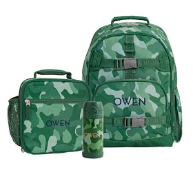 Mackenzie Green Classic Camo Backpack Lunch Bundle Set of 3