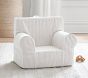 My First Anywhere Chair&#174;, Oatmeal Oxford Stripe Slipcover Only