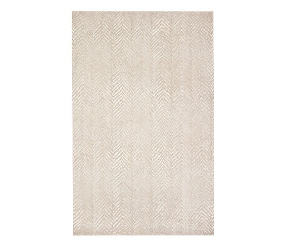 Pottery Barn Kids wool chevron rug 5’x outlet 8’