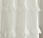 LoveShackFancy Eyelet Ruffled Shower Curtain