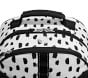 Mackenzie Black &amp; White Brushstroke Dot Backpacks