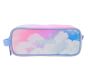 Mackenzie Rainbow Clouds Glitter Pencil Case