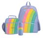 Mackenzie Rainbow Applique Backpack &amp; Lunch Bundle, Set of 3