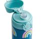 Mackenzie Turquoise Rainbows Water Bottle