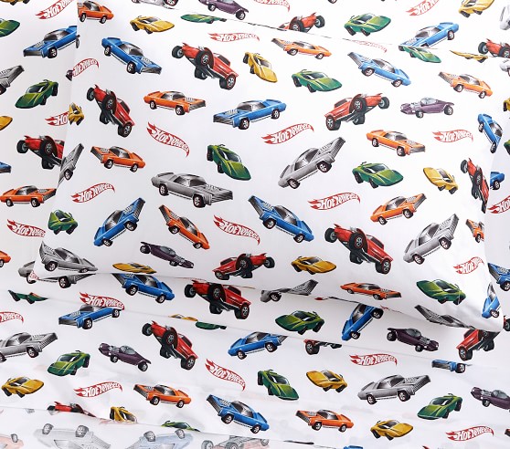 Hot Wheels™ Organic Sheet Set & Pillowcases