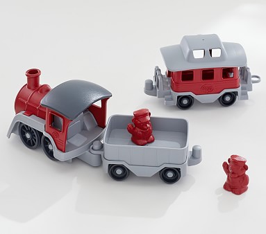 Green Toys Red Gray Train Pottery Barn Kids