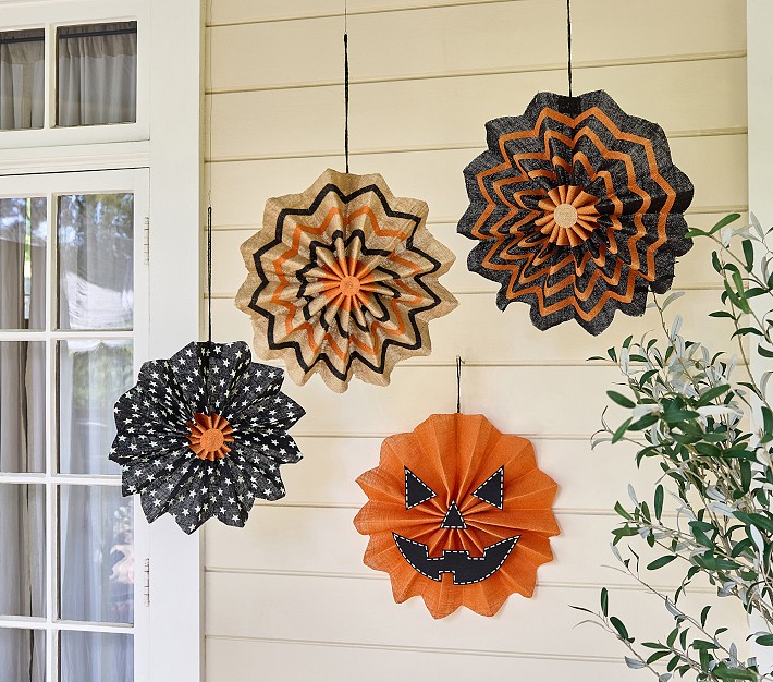 Halloween Oversized Burlap Pinwheels