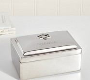 Silver Star Of David Keepsake Box