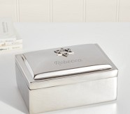 Silver Star Of David Keepsake Box