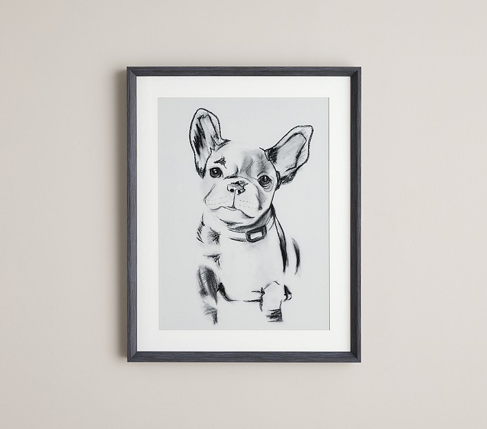 Daisy French Bulldog Art (18&quot; x 22&quot;)