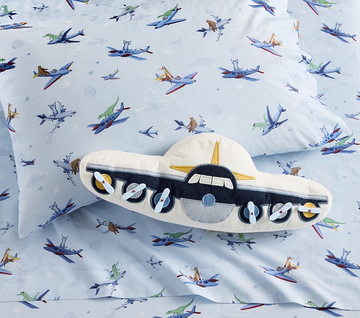 Airplane Map Bedding Set