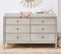 Harlow 6-Drawer Dresser &amp; Topper Set (56w x 19d&quot;)