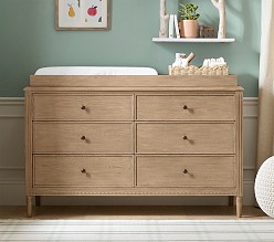 Harlow 6-Drawer Dresser & Topper Set (56w x 19d")