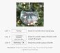 Baby's First Round Acrylic Personalized Ornament