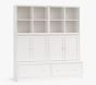 Cameron 2 Cubbies, 2 Cabinets, & 2 Drawer Bases, Simply White, Parcel