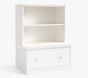 Cameron 1 Bookcase Cubby & 1 Drawer Base Set, Simply White, Parcel