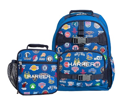 Mackenzie NBA Teams Glow in the Dark Backpack Lunch Bundle Set of 2 Pottery Barn Kids