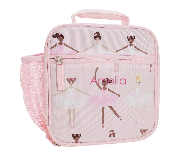 Mackenzie Pink Shimmer Ballerinas Lunch Boxes Pottery Barn Kids