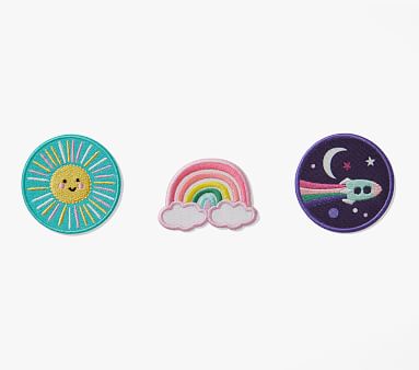Rainbow Sky Patch Set of 3