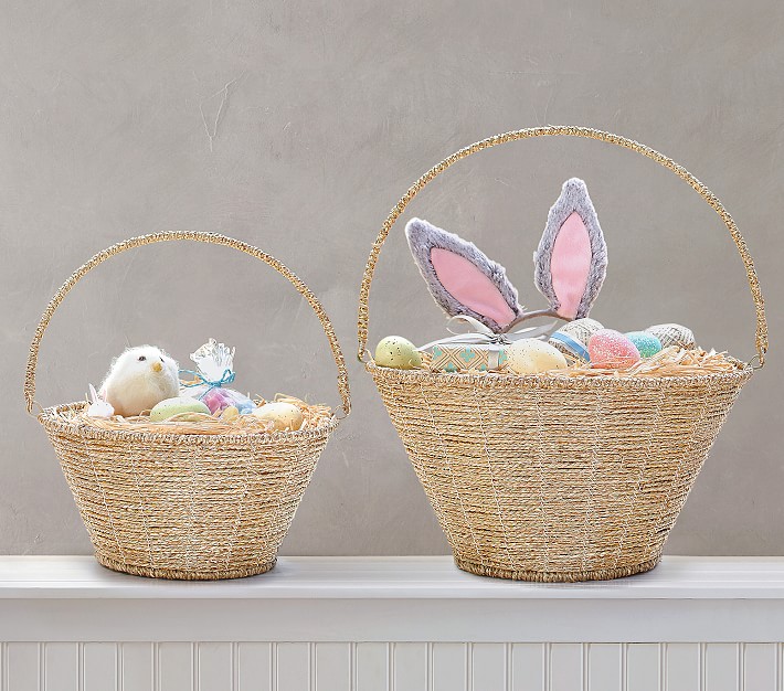 Gold Rope Easter Baskets