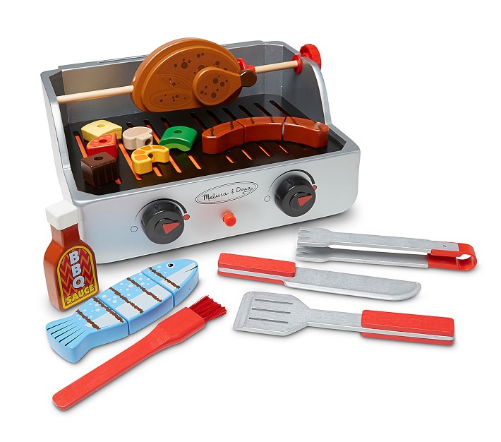 Melissa &amp; Doug Rotisserie &amp; Grill Barbeque Set