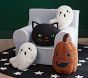 Boucle Black Cat Glow-in-the-Dark Pillow