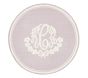 Floral Monogram Round Rug