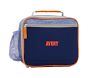 Mackenzie Blue/Navy/Orange Color Block Lunch &amp; Bento Bundle, Set of 2