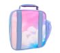 Mackenzie Rainbow Clouds Glitter Lunch Box