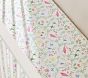 Penelope Floral Organic Crib Fitted Sheet