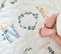 Floral ABC Baby Quilt