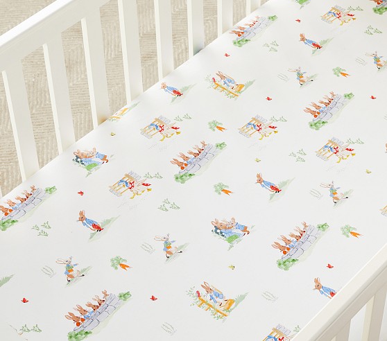 Rabbit crib sheets sales