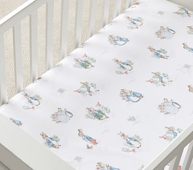 Peter Rabbit Organic Crib Fitted Sheet Pottery Barn Kids