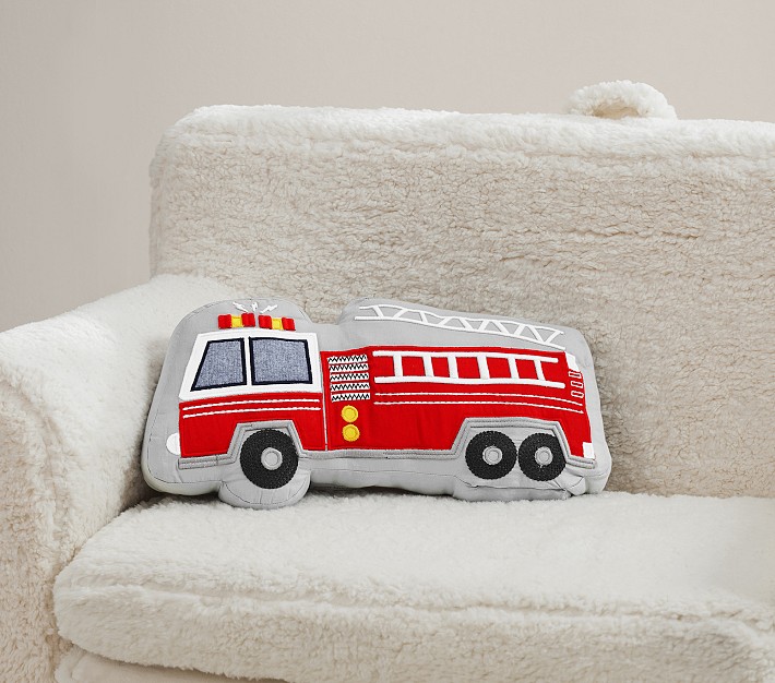 Firetruck Light-Up Pillow