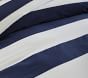 Rugby Stripe Organic Duvet Cover &amp; Shams