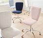 Square Upholstered 5-Leg Desk Chair