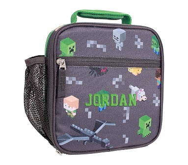 Glow in the Dark Minecraft Mackenzie Classic RPET Lunch Box