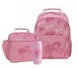 Mackenzie Barbie Glitter RPET Bundle: Small Backpack, Classic Lunch, 12oz Water