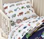 Busy Trucks Organic Toddler Bed Sheet Set