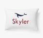 Whale Icon Personalization Pillow Cover